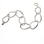 Image 4 of Silver wide link bracelet | 20 cm
