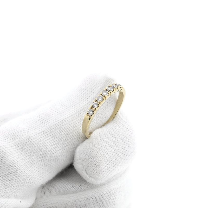 Image 10 of Gold ring with diamond | Approx. 0.28 ct.