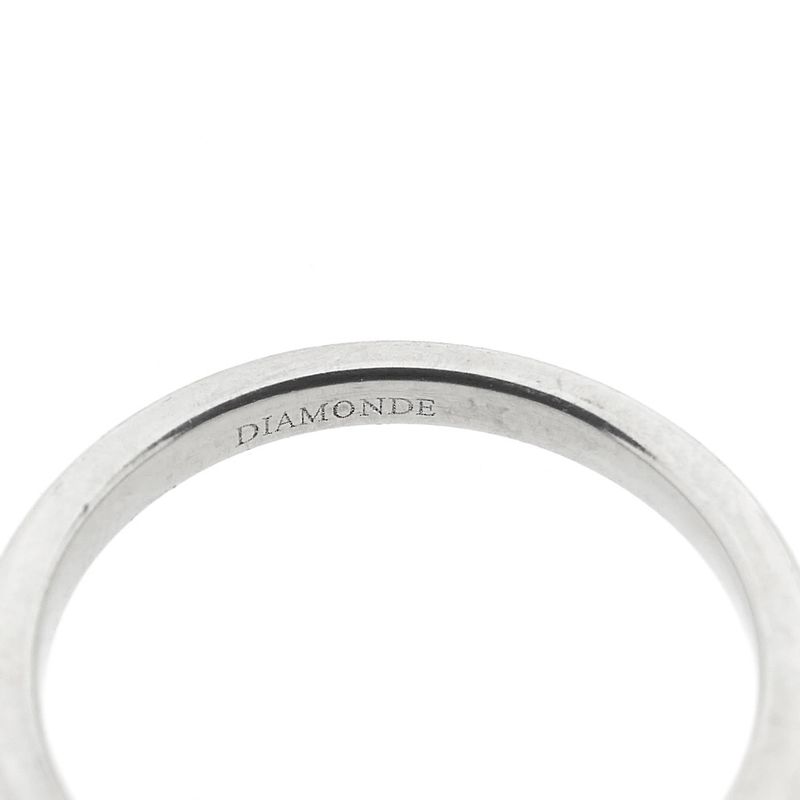 Image 5 of White gold sliding ring; Diamonde
