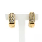 Image 1 of Antonini gold earrings with diamonds; 0.78 ct.