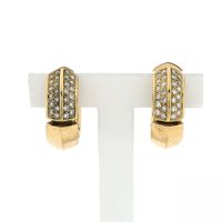 Antonini gold earrings with diamonds; 0.78 ct.
