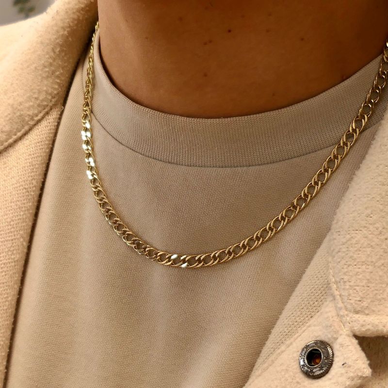 Image 8 of Golden Prince of Wales Link Necklace | 51 cm