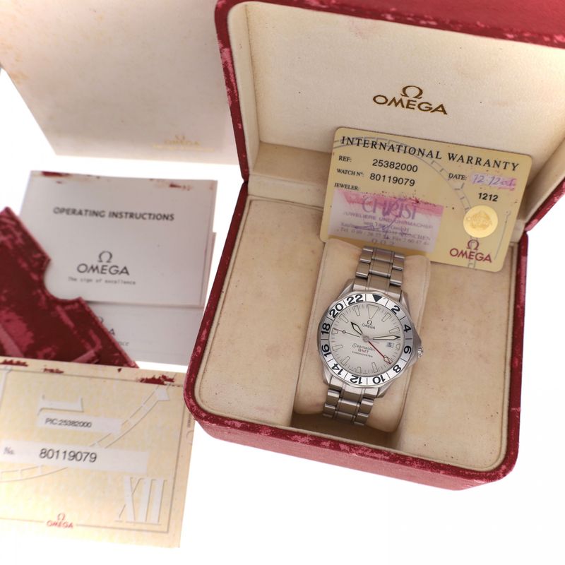 Image 2 of Omega Seamaster GMT 'Great White' 2538.20.00; Automatic Watch