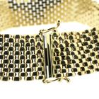 Image 3 of Vintage gold panther link bracelet | 21 cm