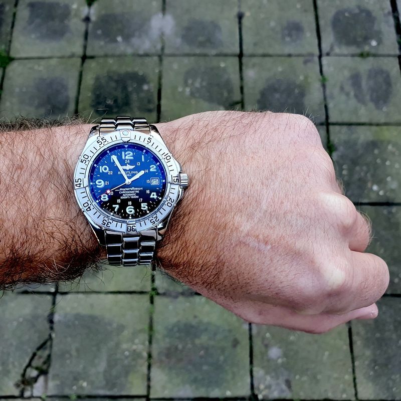 Image 14 of Breitling Superocean; men's diving watch | Ref: A17360