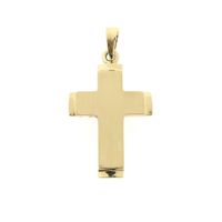 Gold pendant of a cross