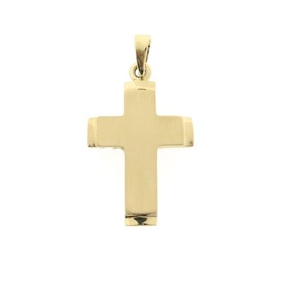 Image 1 of Gold pendant of a cross
