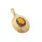 Image 3 of Vintage gold pendant with citrine