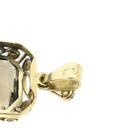 Image 7 of Vintage gold pendant with smoky quartz.
