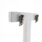 Image 6 of Gold stud earrings with titanium