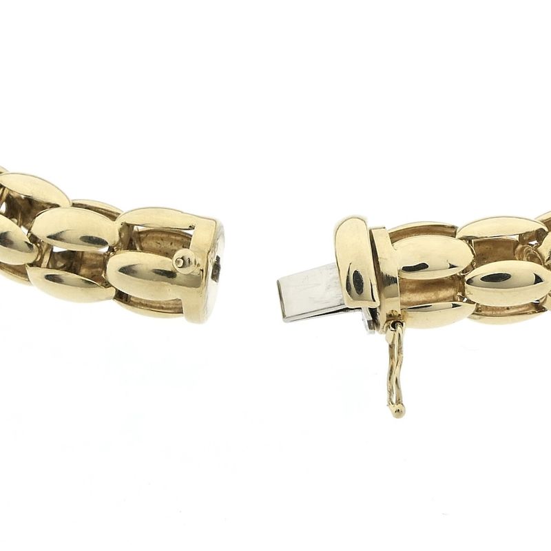 Image 5 of Gold Mesh Link Bracelet