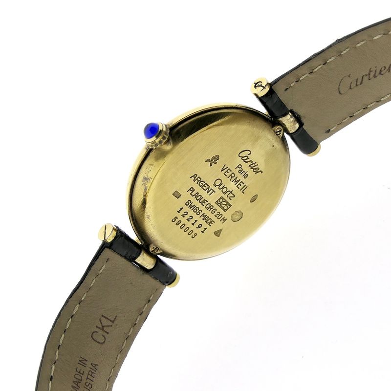 Image 7 of Cartier Vermeil Must Trinity; Ladies watch