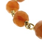 Image 3 of Gold bracelet with carnelian