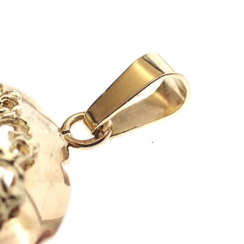 Image 5 of Vintage gold pendant with garnet