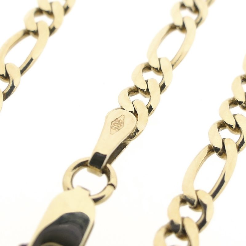 Image 2 of Golden Figaro link chain