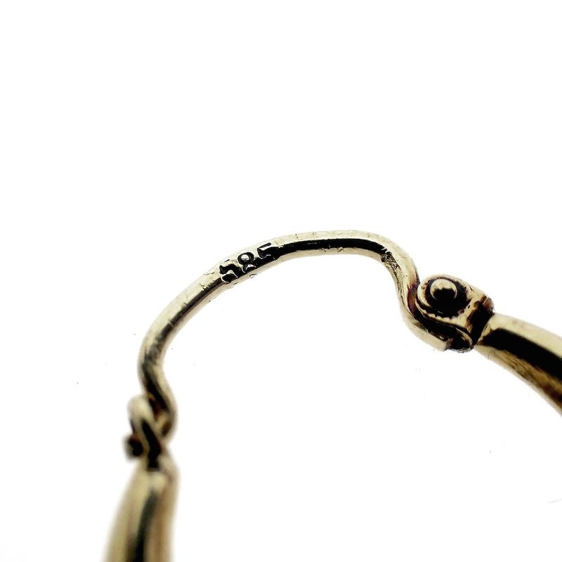 Image 6 of Gold subtle earrings | Ø 14.5 mm