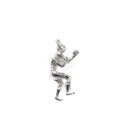 Silver charm of a boxer Image 1 of Silver charm of a boxer