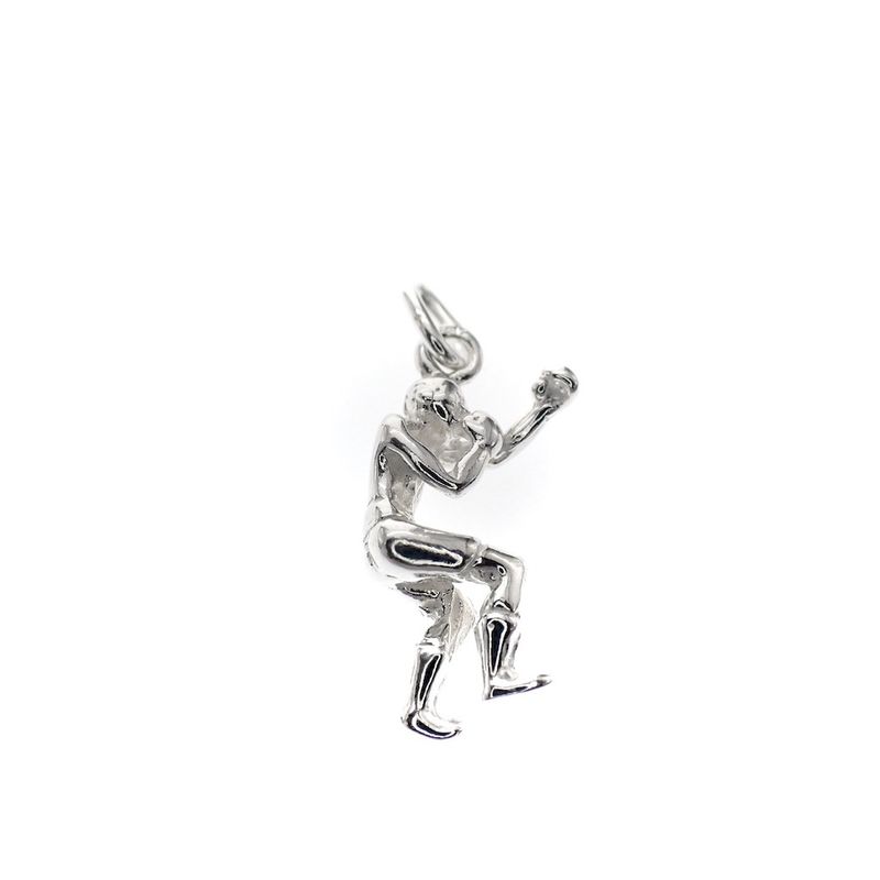 Image 1 of Silver charm of a boxer