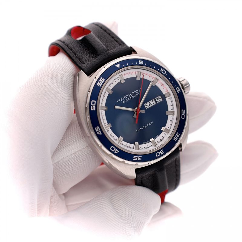 Image 10 of Hamilton Pan-Europ Automatic H354050; Men's Watch
