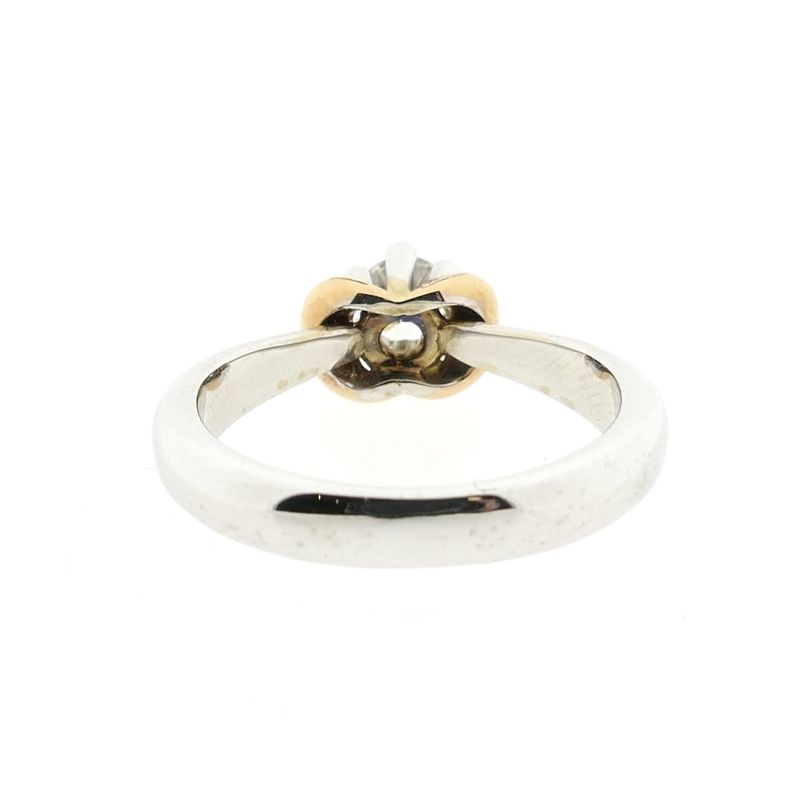 Image 6 of 18K White Gold ring with 0.42 ct. diamond | + GIA certificate