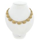 Image 1 of Vintage gold fantasy link necklace