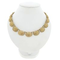 Vintage gold fantasy link necklace