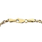 Image 4 of Two-tone gold jasseron link bracelet with Nazar (Lucky Eye); 19 cm | Midas