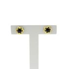 Image 1 of Vintage gold stud earrings with garnet