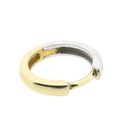 Image 7 of Two-tone gold hoop earrings | Ø 14.5 mm