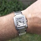 Image 16 of Cartier Tank Française 2302; Automatic unisex watch