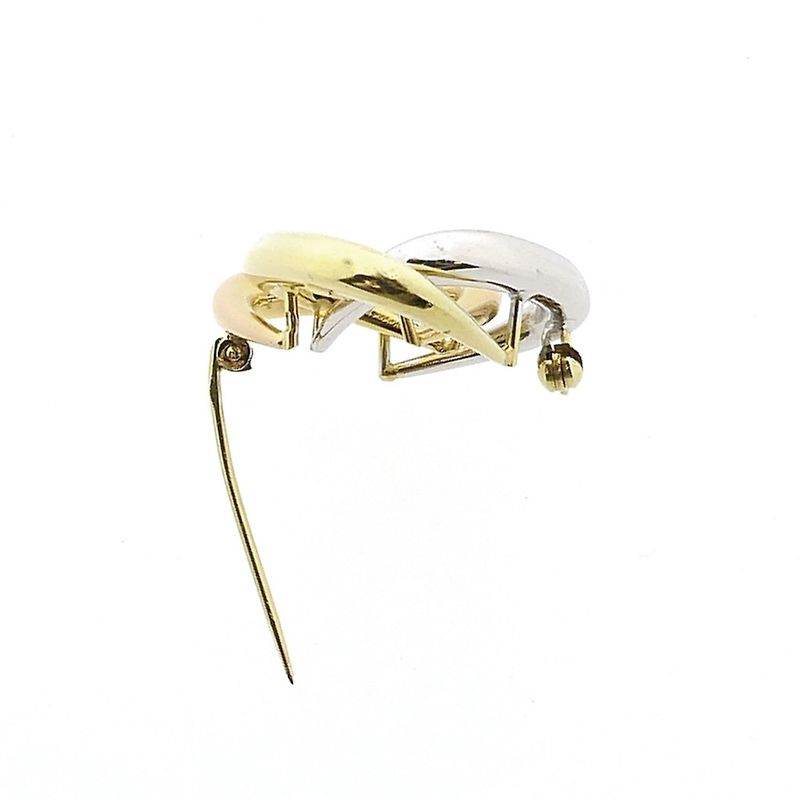 Image 7 of Tricolor gold dynamic brooch