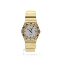 Omega Constellation Date 1112.30.00; 18k gold men's watch