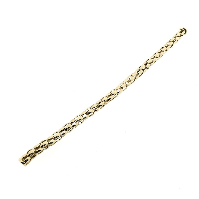 Image 7 of Gold Mesh Link Bracelet
