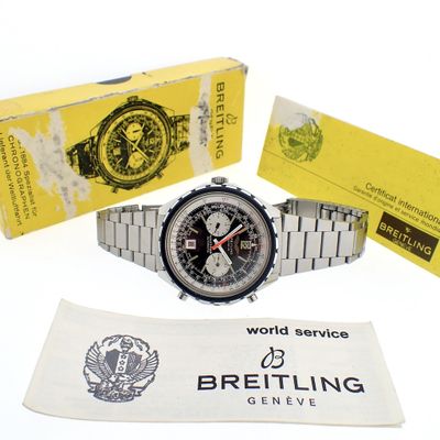 Image 2 of Breitling Navitimer 1806 'Iraqi Airforce'; Pilot's chronograph watch