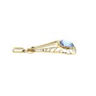 Image 10 of Gold Pendant with Topaz; 14 Karat
