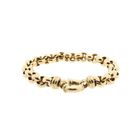 Afbeelding 3 van Gouden jasseron schakelarmband