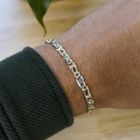 Image 9 of Two-tone gold fantasy link bracelet | 20.5 cm