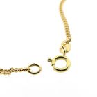 Image 4 of Gold gourmet link chain | 61 cm