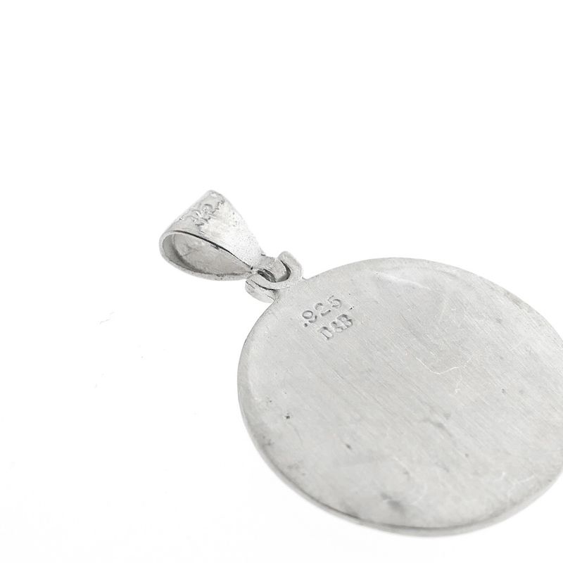 Image 3 of Silver pendant of the Virgo zodiac sign