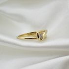 Image 6 of Golden fantasy ring with diamond | 0.10 ct.
