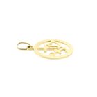 Image 7 of Gold pendant; Faith, hope, and love