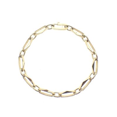 Gold closed forever link bracelet Image 1 of Gold closed forever link bracelet