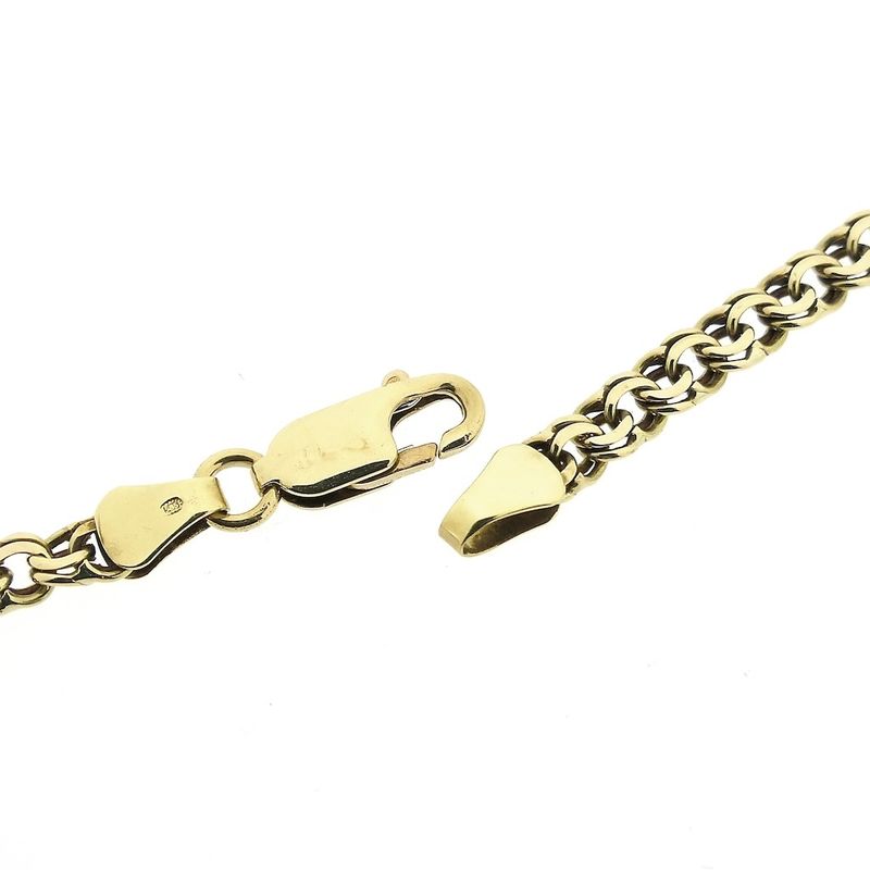Image 4 of Golden Prince of Wales link chain.