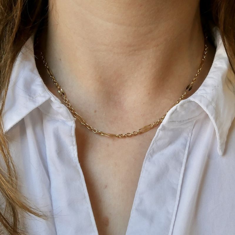 Image 8 of Golden fantasy link chain