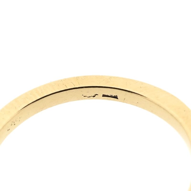 Image 7 of Gold ring with diamonds; 0.13 ct.