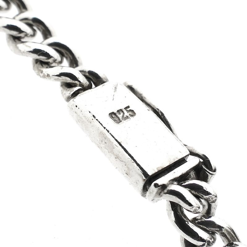 Afbeelding 5 van Zilveren gourmetschakel ketting | 50 cm