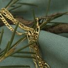 Image 2 of Gold Figaro link chain | 50 cm