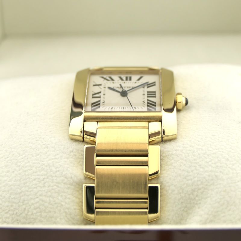 Image 17 of Cartier Tank Française 'Large' 1840; Automatic 18k gold watch