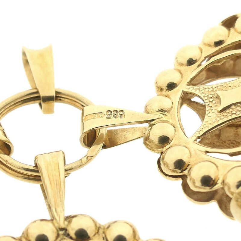 Image 6 of Antique gold watch key pendant (for a watch chain)