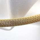 Image 5 of Gold mesh link necklace with pearl pendant